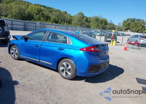 2017 Hyundai Ioniq Hybrid Sel from USA, damaged, VIN KMHC75LC8HU040029